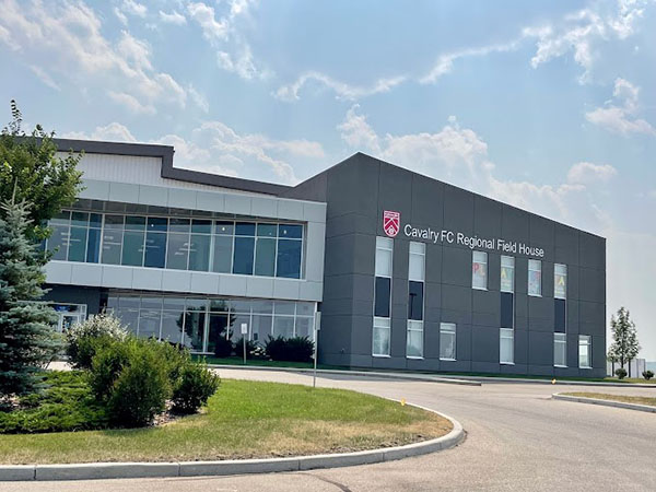 Cavalry FC Regional Field House in Okotoks, Alberta