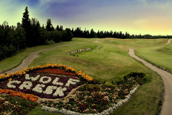 Wolf Creek in Ponoka, Alberta